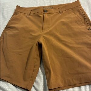 Vuori Men's Brown Flat Front Shorts